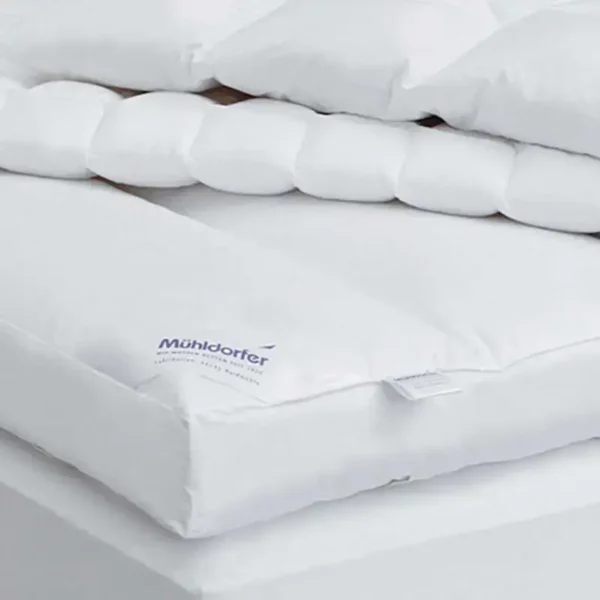 Mühldorfer Non-Allergy Mattress Topper - Microfiber with Silicone Mattress Topper
