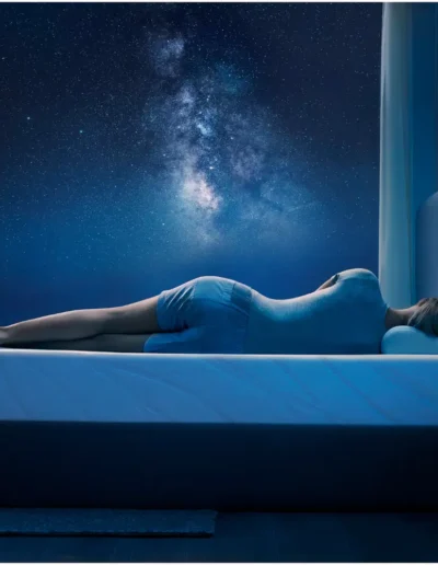 TEMPUR Form Plus mattress motion isolation demonstration showing minimal partner disturbance during sleep