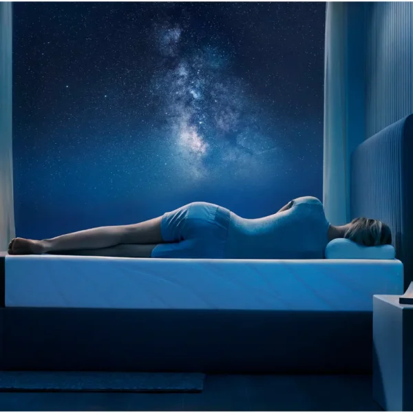 TEMPUR Form Plus mattress motion isolation demonstration showing minimal partner disturbance during sleep