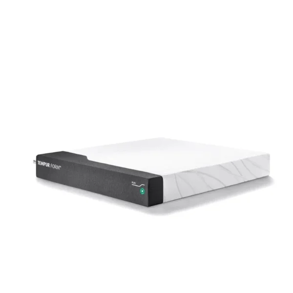 TEMPUR Form Plus mattress comfort demonstration showing medium feel balance of support and pressure relief