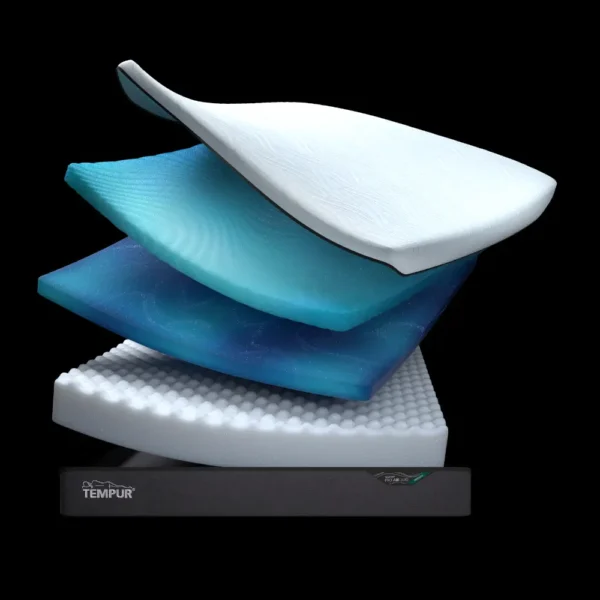 Tempur Pro Air Luxe in Dark Grey Medium Layers