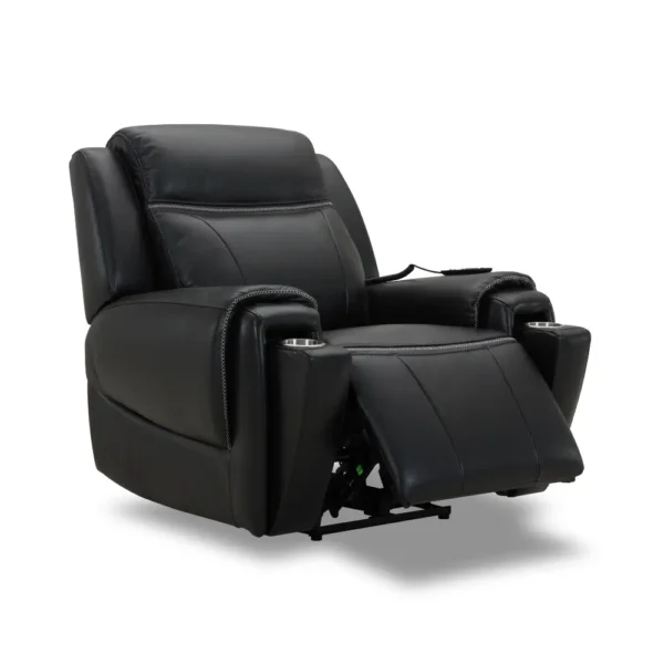 Kuka Leather Power Recliner Massage Side Legrest